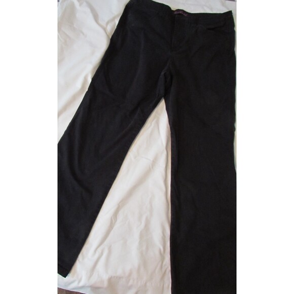 Gloria Vanderbilt Made in Jordan black jean pants back pockets stretch size 14 - Picture 9 of 14